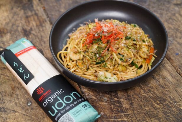 Seafood Yaki Udon